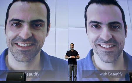 Xiaomi's vice president of international operations, Hugo Barra, speaks during the launch of the Mi 4i phone in New Delhi April 23, 2015. REUTERS/Anindito Mukherjee