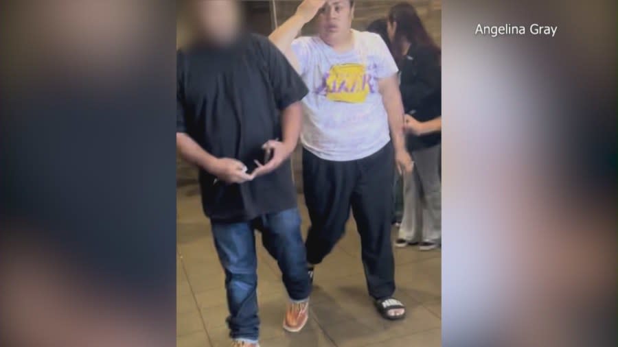 Image of the woman accused of beating 13-year-old Kassidy Jones inside a Harbor City McDonald's on Sept. 6, 2023. (Angelina Gray)