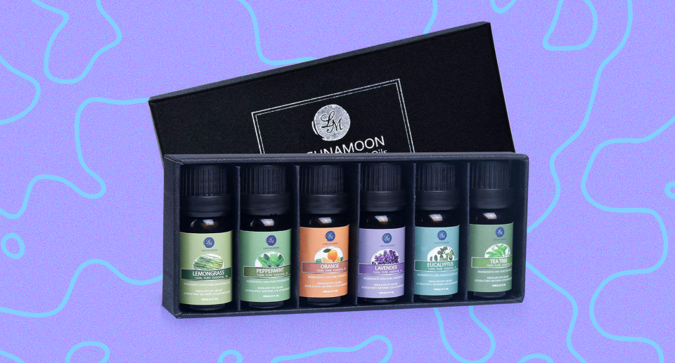 This affordable essential oils kit is taking over Amazon's best-sellers list — here's why. (Photo: Amazon; Yahoo Lifestyle)