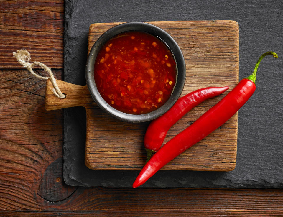 辣椒素可降低食慾，並增加脂肪燃燒。（圖／Getty Images）