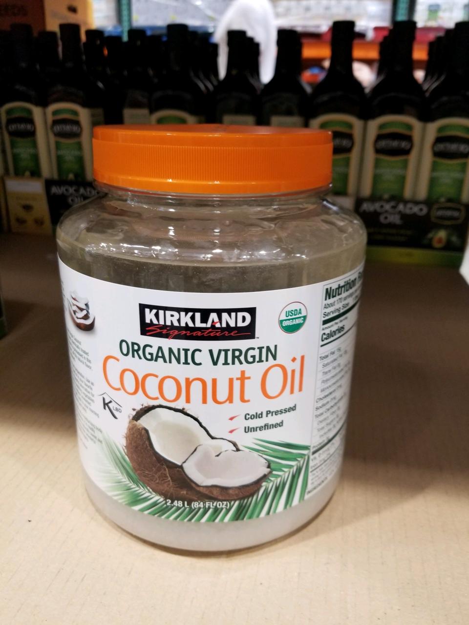 Kirkland organic virgin coconut oil