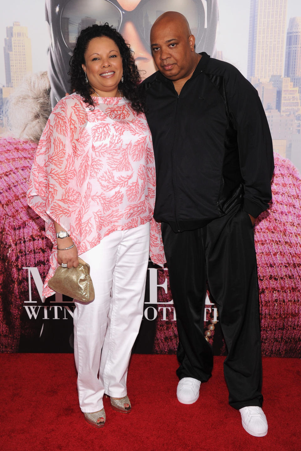 NEW YORK, NY - JUNE 25: Justine Simmons and Rev Run attend "Tyler Perry's Madea's Witness Protection" New York Premiere at AMC Lincoln Square Theater on June 25, 2012 in New York City. (Photo by Jamie McCarthy/Getty Images)