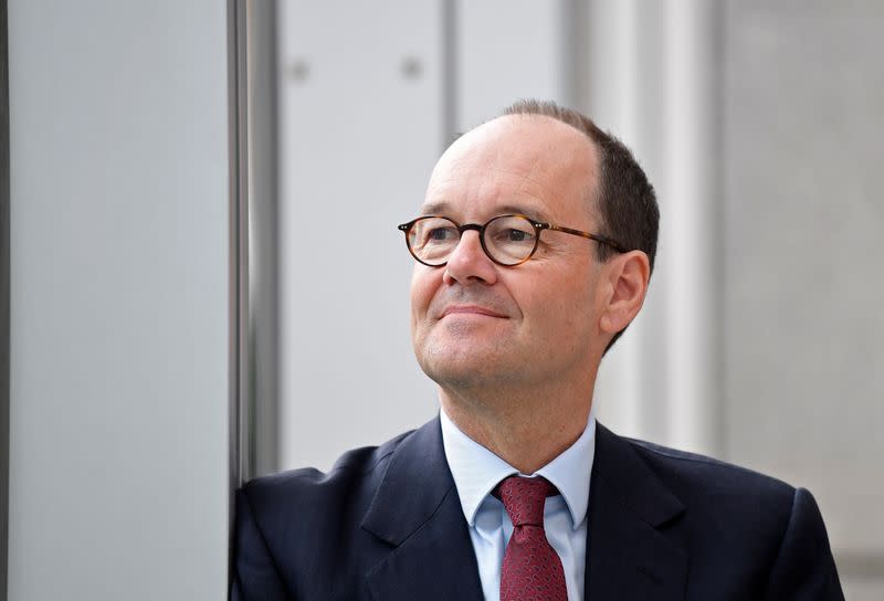 FILE PHOTO: Coupe, CEO of Sainsbury's, poses for a portrait at the company headquarters in London