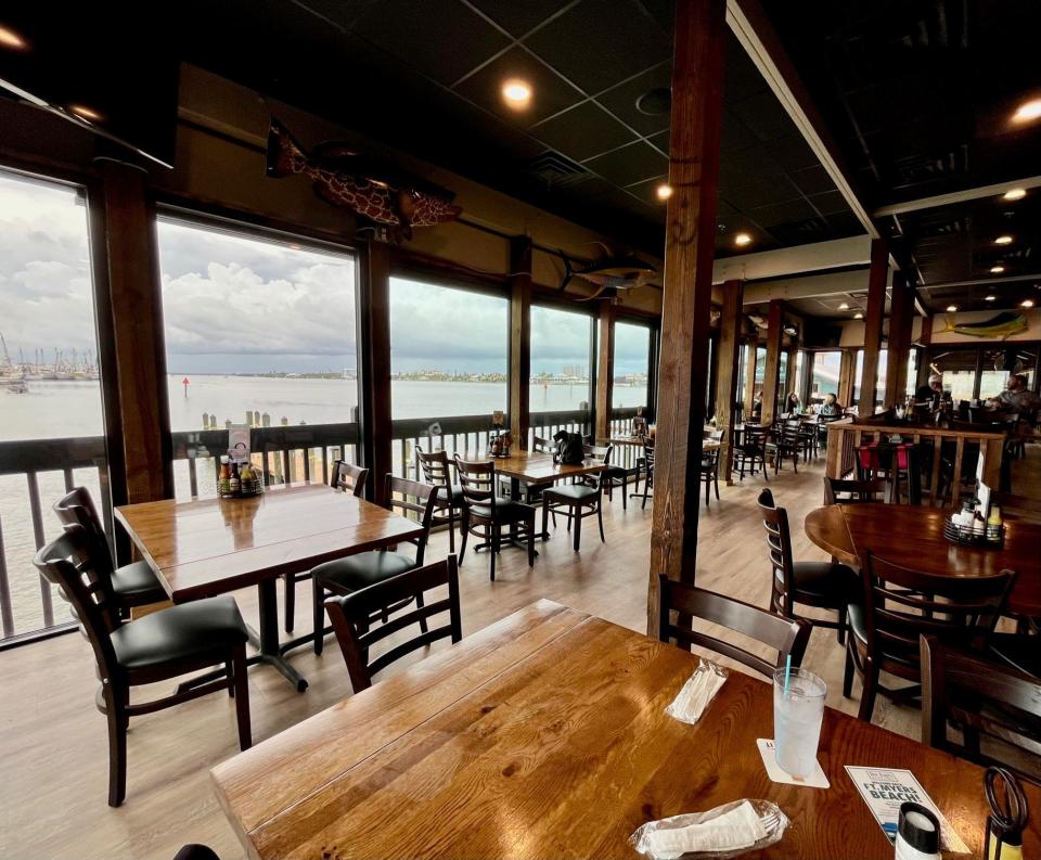 Doc Ford's on Fort Myers Beach has great views of Matanzas Pass from just about everywhere.