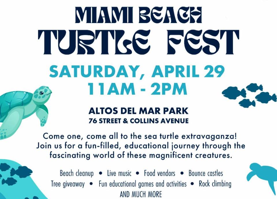 Celebre el Mes de la Tierra y la temporada de tortugas en varias locaciones de Miami Beach.