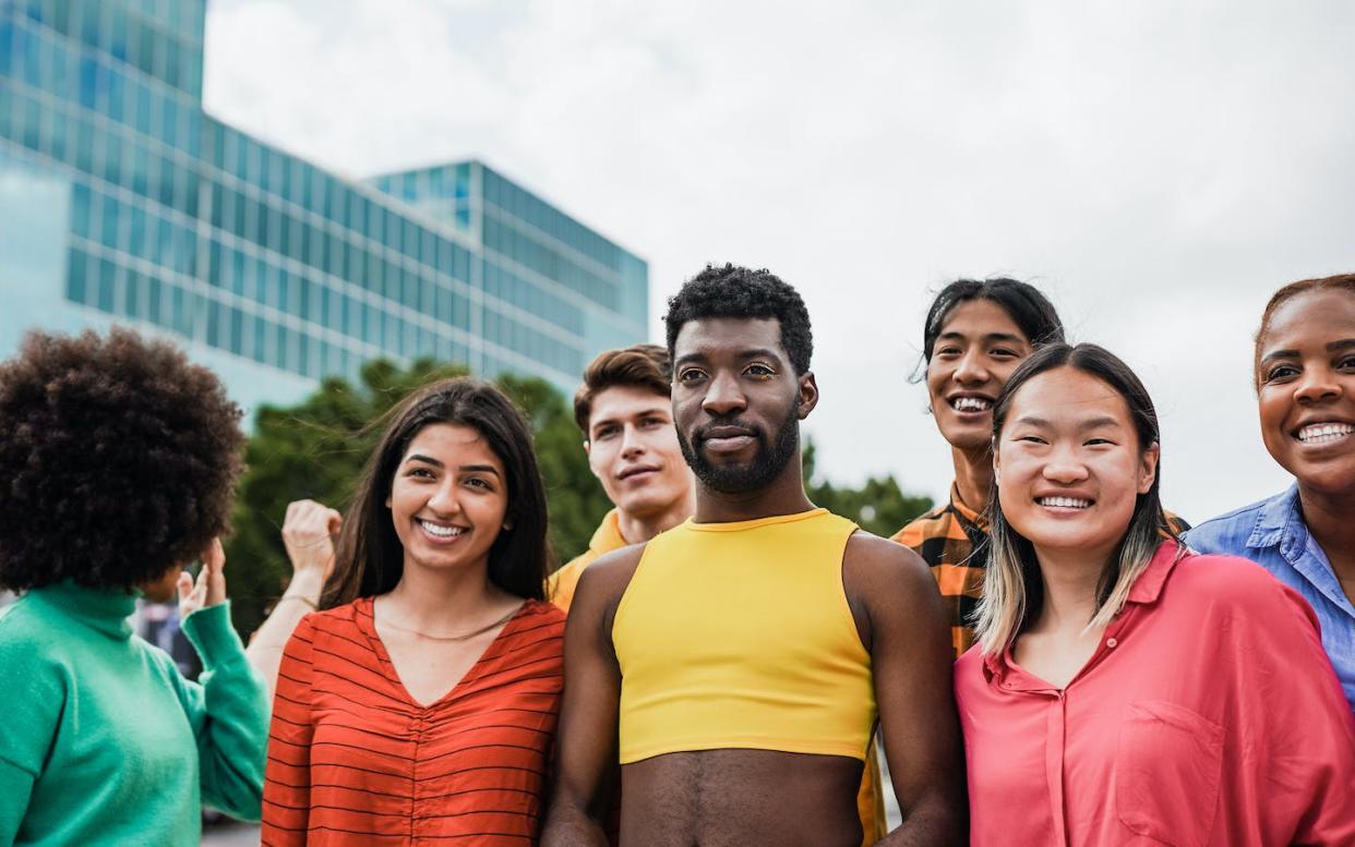 Achieving equity in global health requires addressing the root sources of inequity. <a href="https://www.gettyimages.com/detail/photo/happy-young-multiracial-people-having-fun-together-royalty-free-image/1398829422" rel="nofollow noopener" target="_blank" data-ylk="slk:Sabrina Bracher/iStock via Getty Images Plus;elm:context_link;itc:0;sec:content-canvas" class="link ">Sabrina Bracher/iStock via Getty Images Plus</a>