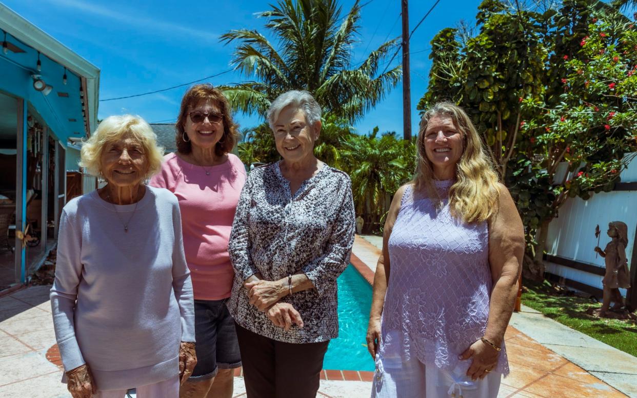 Dee Silverman, and Rochelle Stern, Nancy Beyer-Gordon and Carol Garrett - Saul Martinez for The Telegraph