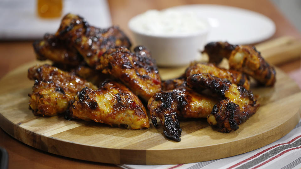 Martha Stewart, chicken wings (M.C. Suhocki / TODAY)