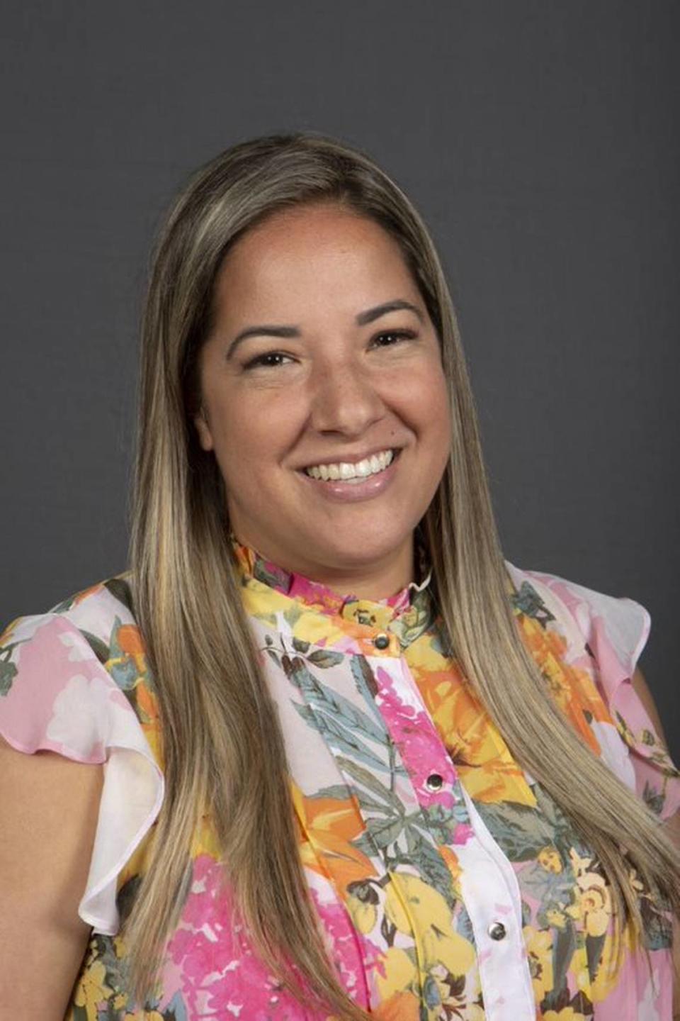 Melinda De La Vega, 38, serves on Hialeah’s Historic Preservation Board after being appointed by the mayor in January for a three-year term. She is one of seven people who have filed to fill Angelica Pacheco’s vacant seat following Gov. Ron DeSantis’s removal of her amid an FBI investigation into healthcare fraud.