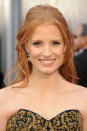 <b>Oscars 2012: Red carpet photos</b><br><br><b>Smiles better…</b> Chastain was up for Best Supporting Actress for her role in ‘The Help’.