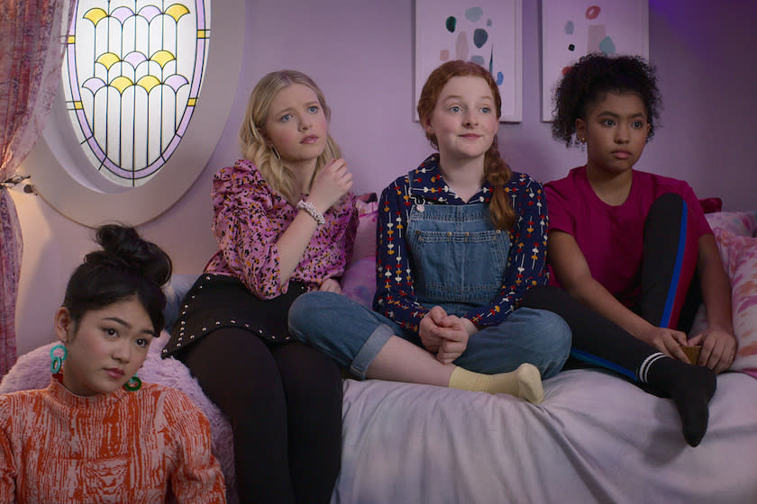 Momona Tamada, Shay Randolph, Vivian Watson, and Anais Lee in “The Baby-Sitters Club” - Credit: Netflix