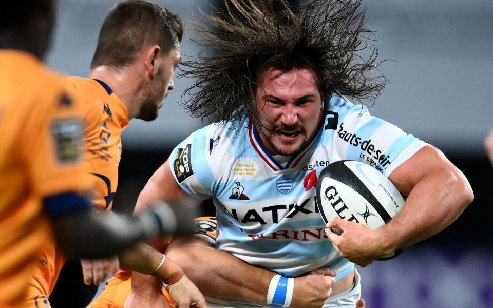 Camille Chat playing for Racing - GETTY IMAGES