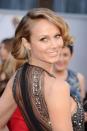 <b>Best Retro Rolls - Stacey Keibler:</b> George Clooney’s better (and taller) half took us back to the Roaring ‘20’s with her cropped retro rolls, which allowed for an unobstructed view of her embellished halter gown.