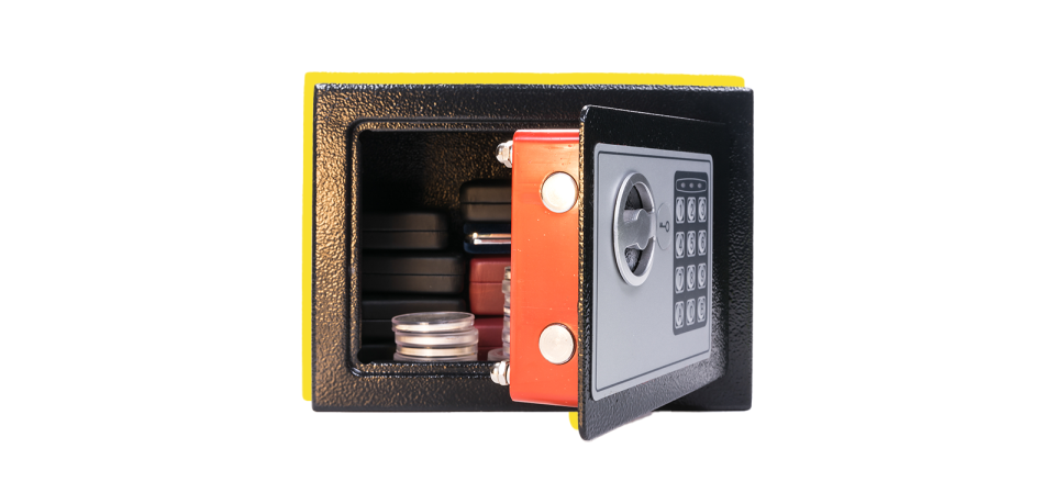 Keep important documents around your home in a safe secure location like a waterproof, airtight safe.