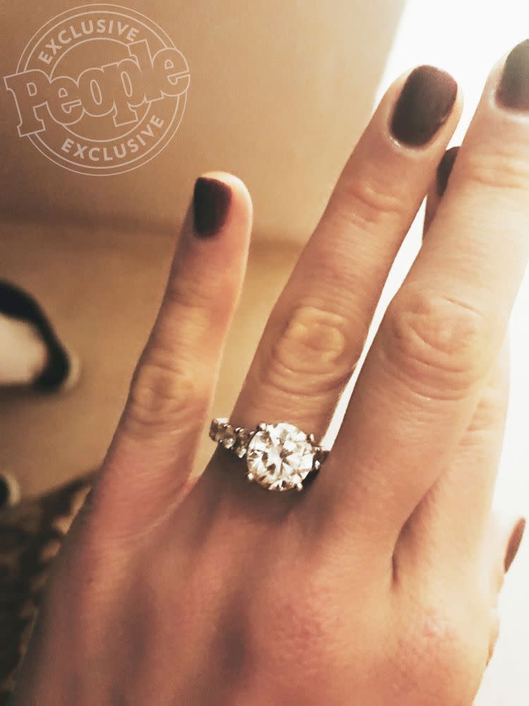 Carly Pearce's engagement ring