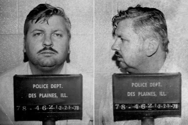 <p>Des Plaines Police Department/Chicago Tribune/Tribune News Service/Getty</p> John Wayne Gacy