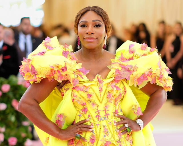 Serena Williams wore a pink sports bra on the red carpet, proves