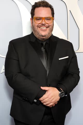 <p>Kevin Mazur/Getty</p> Josh Gad attends The 77th Annual Tony Awards at David H. Koch Theater at Lincoln Center on June 16, 2024 in New York City.