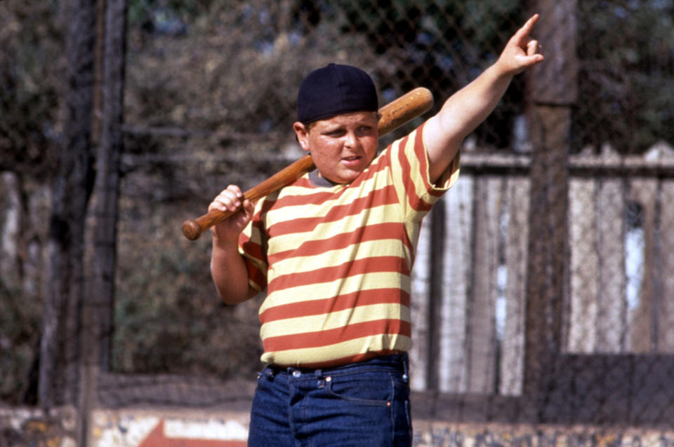 THE SANDLOT, Patrick Renna, 1993, TM and Copyright (C)20th Century Fox Film Corp. All rights reserved. ((C)20thCentFox / Courtesy Everett Collection)