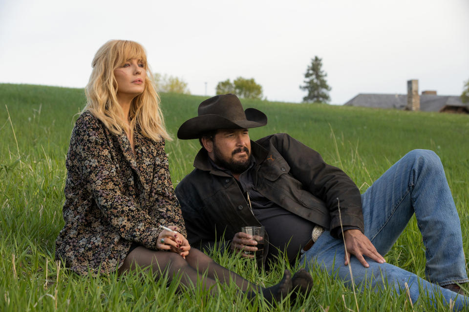 Beth Dutton and Rip Wheeler on Yellowstone (Paramount Network)