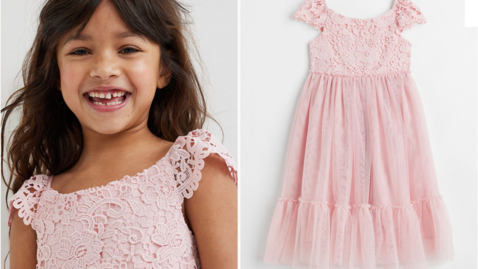 Valentine's Day outfits and pajamas for kids: She'll be so pretty in pink.