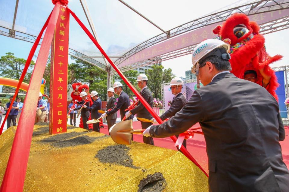 光寶科技投資百億，高雄聯合營運中心二期動土。（圖：經濟部加工出口區管理處提供）