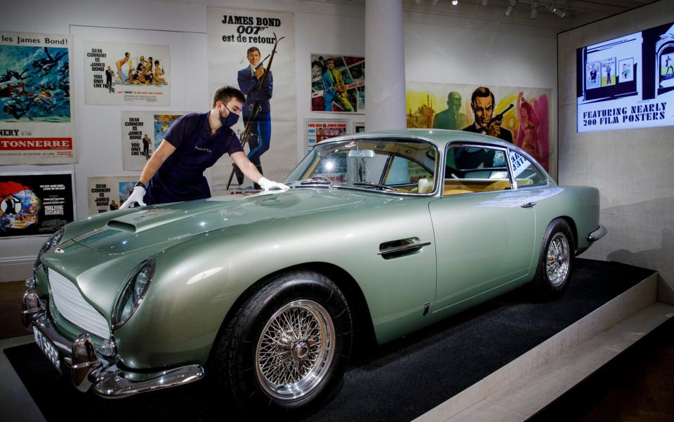 Not the right car: Sotheby's offered a very similar model to the stolen Aston Martin - Tristan Fewings