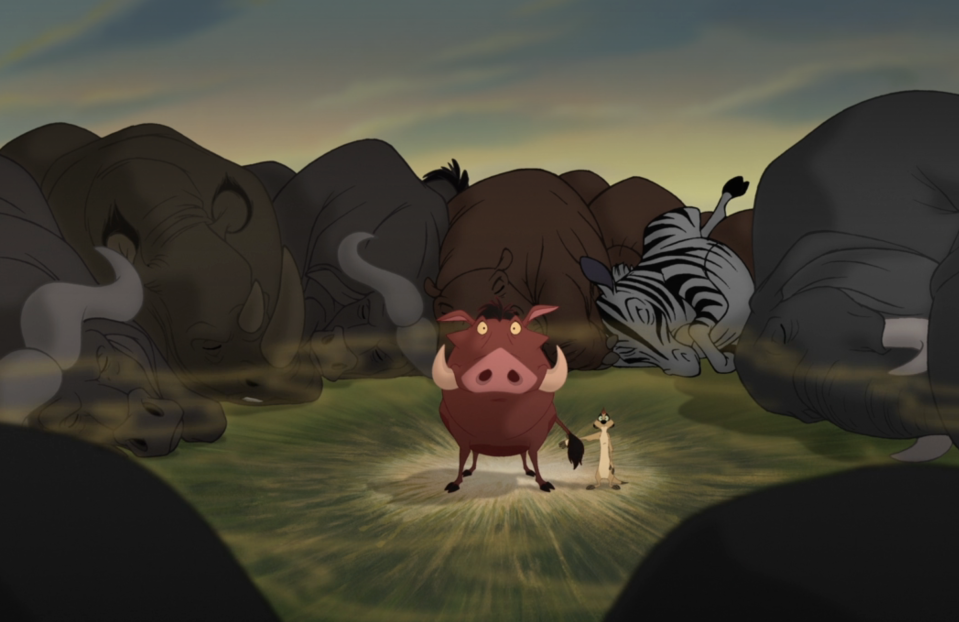 Screenshot from "The Lion King 1½"