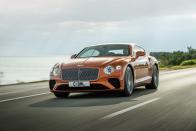 <p>Both the Continental GT coupe <a rel="nofollow noopener" href="https://www.caranddriver.com/reviews/a26569199/2020-bentley-continental-gt-convertible-drive/" target="_blank" data-ylk="slk:and convertible models;elm:context_link;itc:0;sec:content-canvas" class="link ">and convertible models</a> are getting a twin-turbocharged 4.0-liter V-8 engine which promises similar performance as the W-12 despite having four fewer cylinders, 84 fewer horsepower, and 96 fewer lb-ft of torque.</p>