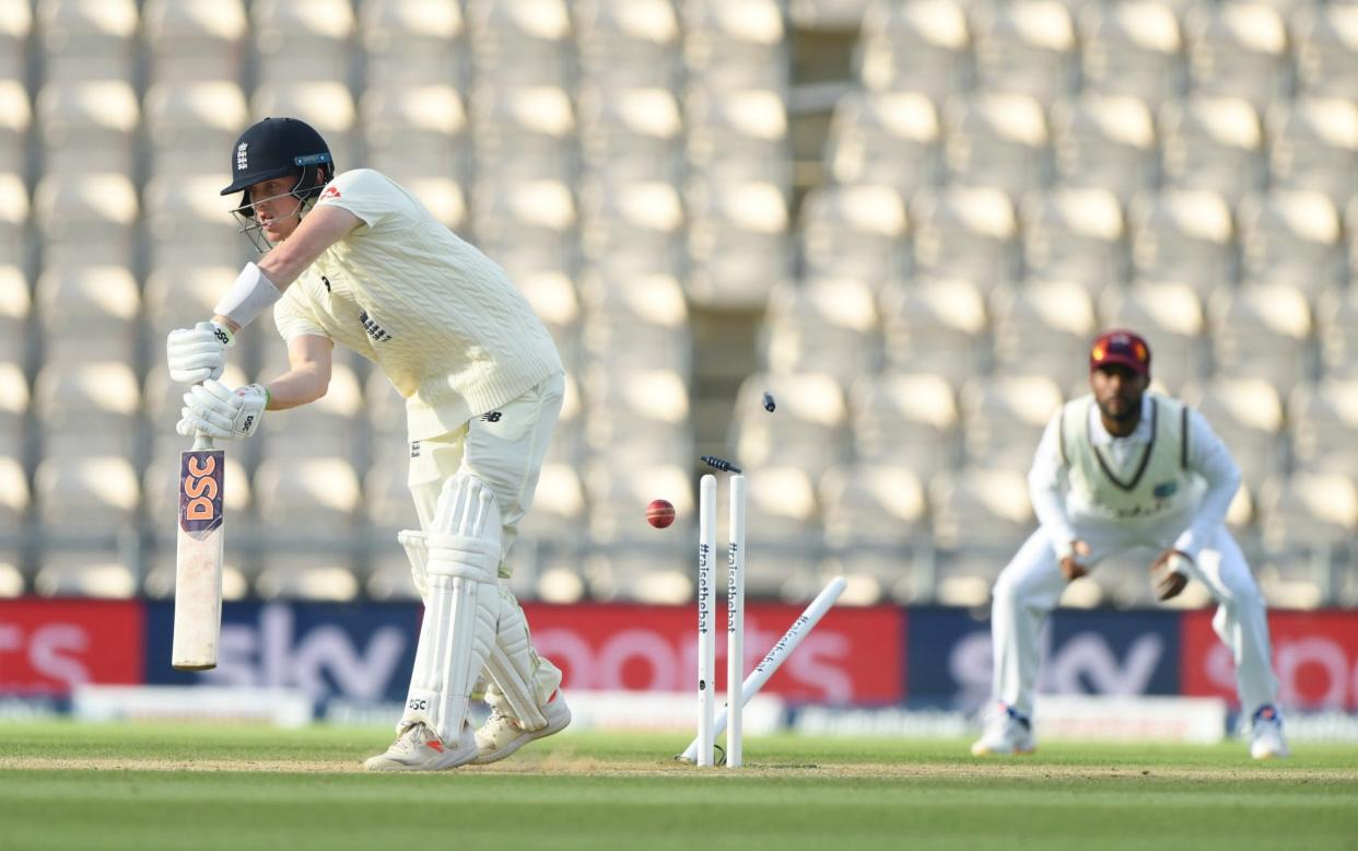 Dom Bess was one of a number of England batsmen to fall late on - GETTY IMAGES