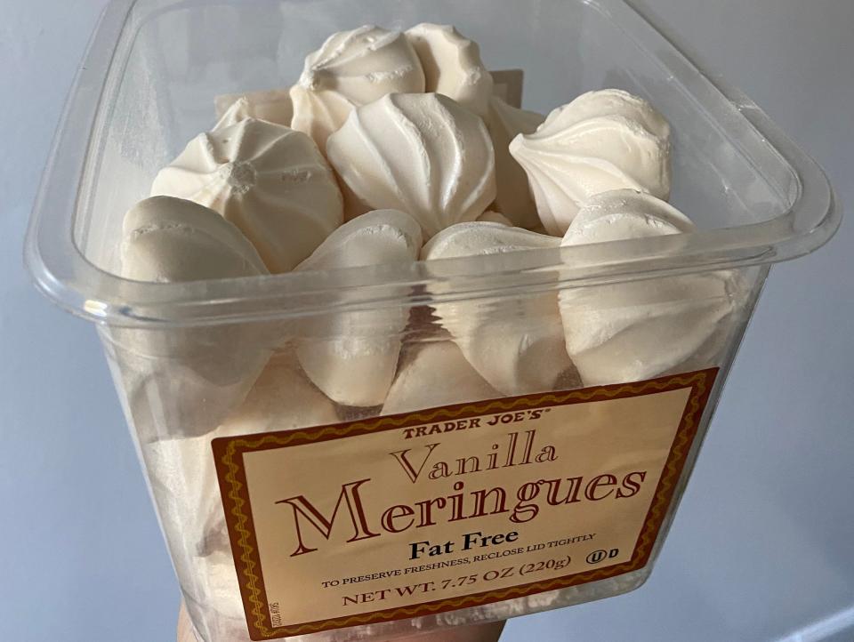 trader joe's vanilla meringues