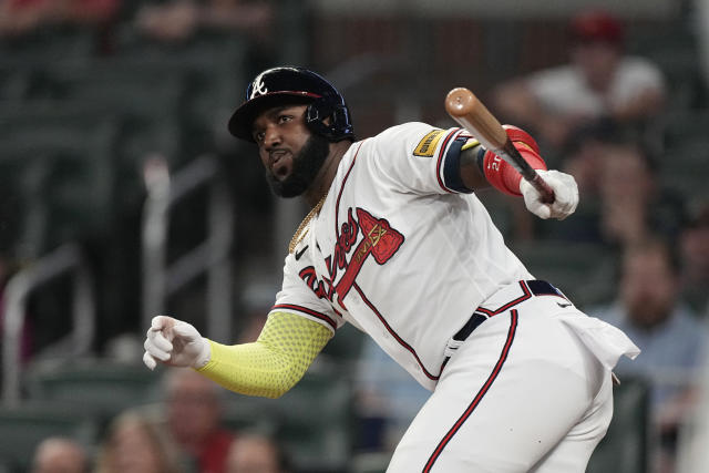 Pete Alonso had a few words for Braves pitcher Bryce Elder after hitti