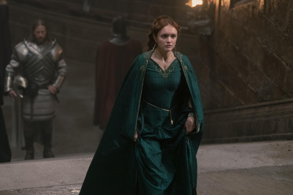 Alicent Hightower (Olivia Cooke) in House of the Dragon (Sky)