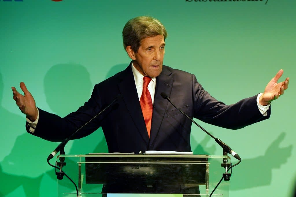 John Kerry said China and the US will work together to tackle climate change  (PA Wire)