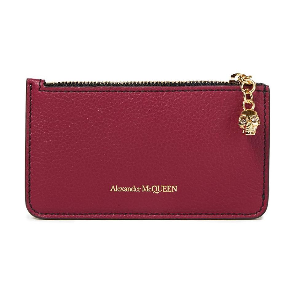 <p><strong>ALEXANDER MCQUEEN</strong></p><p>theoutnet.com</p><p><a href="https://go.redirectingat.com?id=74968X1596630&url=https%3A%2F%2Fwww.theoutnet.com%2Fen-us%2Fshop%2Fproduct%2Falexander-mcqueen%2Fwallets%2Fpouches%2Fpebbled-leather-cardholder%2F10163292708405694&sref=https%3A%2F%2Fwww.cosmopolitan.com%2Fstyle-beauty%2Ffashion%2Fg35702755%2Fthe-outnet-semi-annual-sale%2F" rel="nofollow noopener" target="_blank" data-ylk="slk:Shop Now;elm:context_link;itc:0;sec:content-canvas" class="link ">Shop Now</a></p><p><strong><del>$350</del> $157 (55% off)</strong></p>