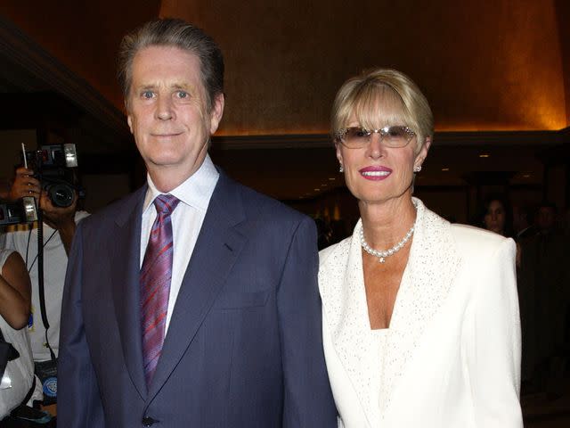 KMazur/WireImage Brian Wilson and Melinda Ledbetter Wilson in 2002.