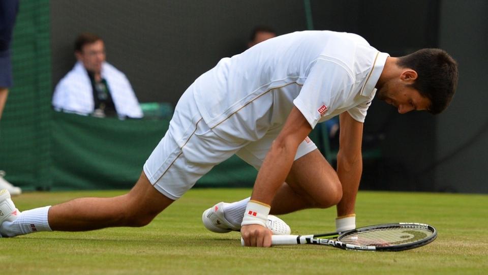 Djokovic stumbled Saturday against Querrey, and is out of the tournament and out of Raonic's section of the men's singles draw.