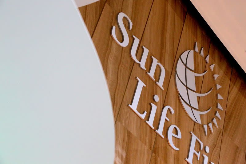 FILE PHOTO: The Sun Life Financial logo is seen at their corporate headquarters in Toronto