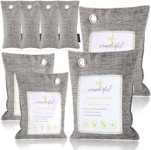 best odor eliminators -Wonderful Activated Bamboo Charcoal Air Purifying Bags