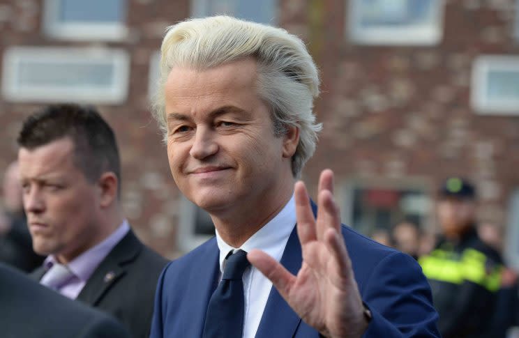 Geert Wilders hat die Wahl in den Niederlanden nicht gewonnen. Foto: dpa.