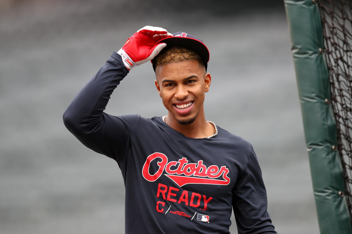 Francisco Lindor of the Cleveland Indians and the American League  Nieuwsfoto's - Getty Images