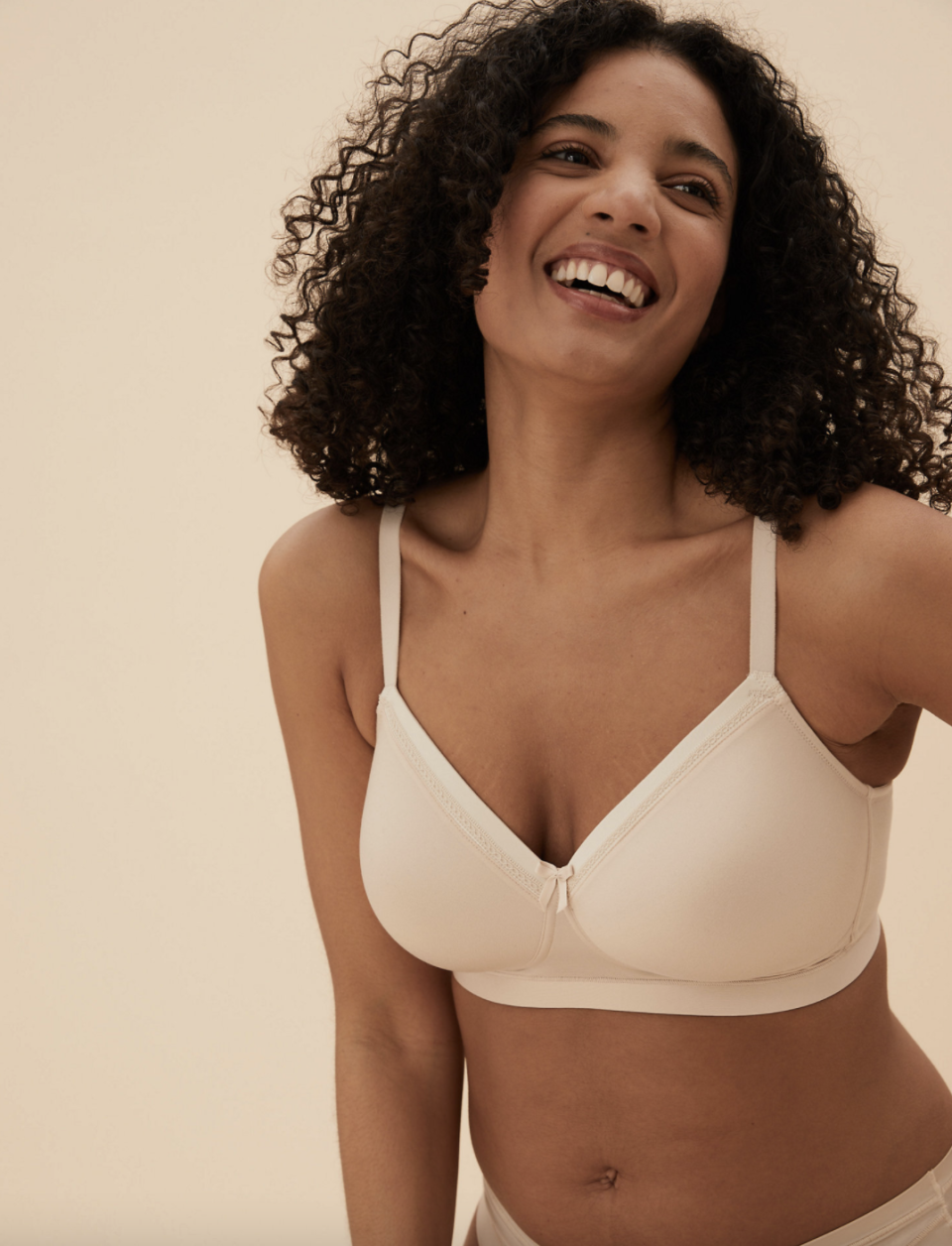 M&S' Sumptuously Soft T-Shirt Bra comes in opaline, black and white colours.  (Marks and Spencer)