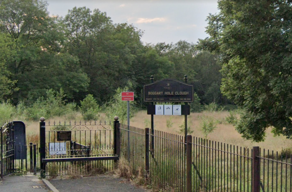 Greater Manchester Police (GMP) officers were called just after 9.30pm to reports that a 17-year-old girl had been  attacked while walking her dog on Boggart Hole Clough.
