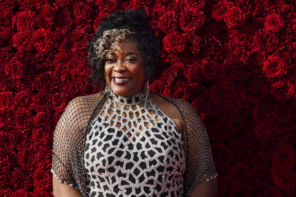 Loretta Devine poses for a photo on the red carpet at the grand opening of Tyler Perry Studios, Saturday, Oct. 5, 2019, in Atlanta. (Photo by Elijah Nouvelage/Invision/AP)