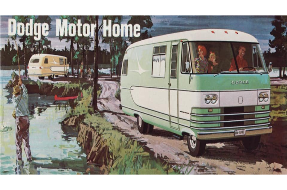 <p>There’s just something nostalgic about vintage RVs with their overabundance of chrome, two-tone paint and quirky design features that are often lost in newer RVs today. Dodge gave buyers the choice of two layouts for the 26.5ft length on offer: one option was to have a larger wardrobe in place of a seat that turned into a single bed, with a longer seat at the back that transformed into a double bed, and the next option was a separate bedroom at the rear with a double bed. </p><p>With the Travco weighing in at just over six tonnes, the 200bhp 5.2-litre V8 was enough to shove it to a reasonably impressive 70mph top speed.</p>