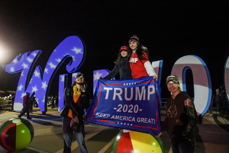 Trump holds a campaign rally in New Jersey