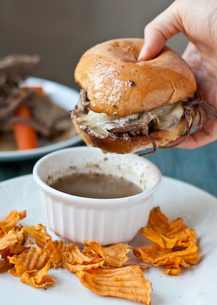 Beef Brisket French Dip Sandwiches