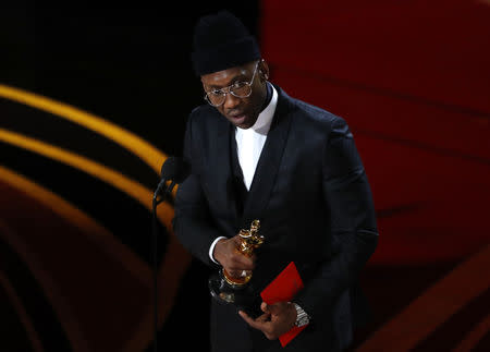 91st Academy Awards - Oscars Show - Hollywood, Los Angeles, California, U.S., February 24, 2019. Mahershala Ali accepts the Best Supporting Actor award for his role in "Green Book." REUTERS/Mike Blake