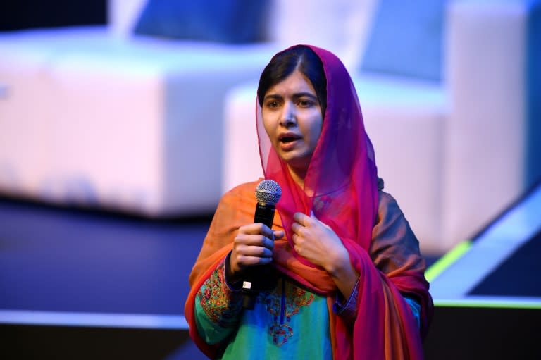 Malala Yousafzai said she is waiting for fellow Nobel Peace Prize laureate Aung San Suu Kyi to condemn the 'tragic and shameful treatment' of the Rohingya Muslims in Myanmar