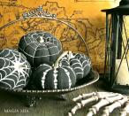 <p>These black and white pumpkins, adorned with spider webs and skeleton bones, are fun but not too gory! </p><p>Get the tutorial at <a href="http://magiamia.blogspot.com/2012/10/playing-with-petite-pumpkins.html" rel="nofollow noopener" target="_blank" data-ylk="slk:Magia Mia;elm:context_link;itc:0;sec:content-canvas" class="link ">Magia Mia</a>.</p>